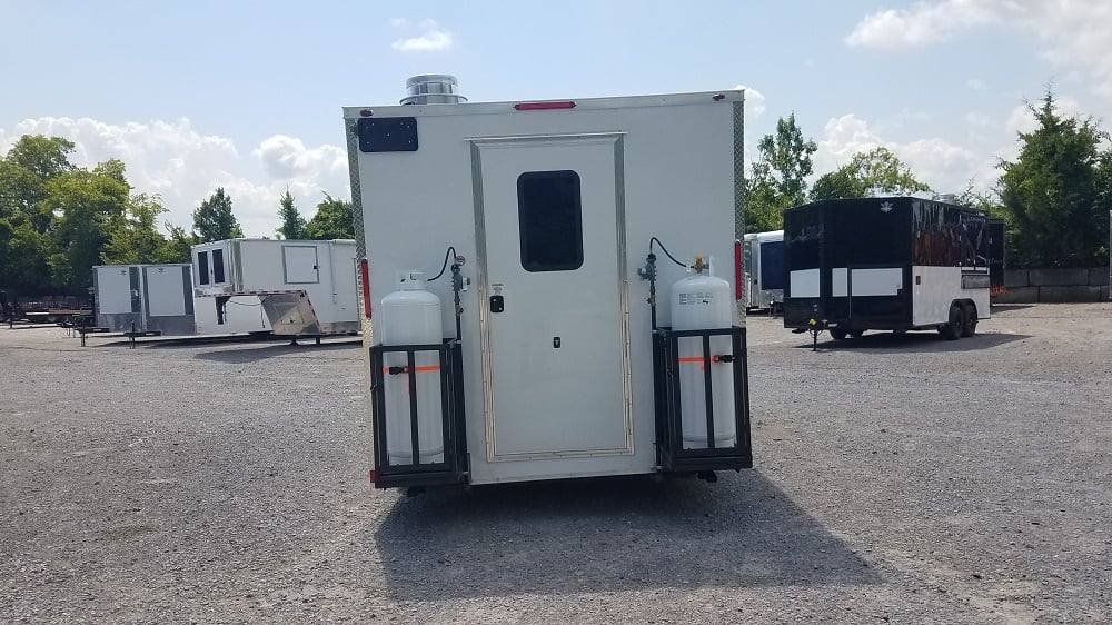 8.5′ x 16′ White Concession Food Trailer With Appliances — photo 15