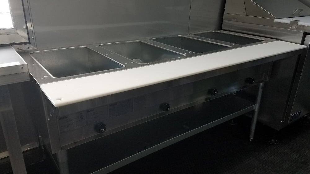 8.5′ x 16′ White Concession Food Trailer With Appliances — photo 6