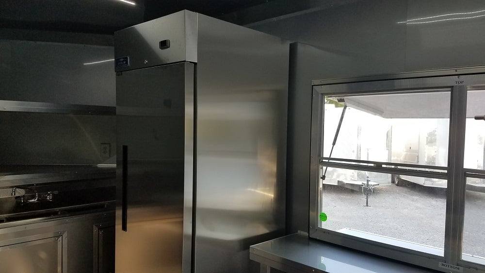 8.5′ x 20′ Red Porch Style Concession Food Trailer With Appliances — photo 14