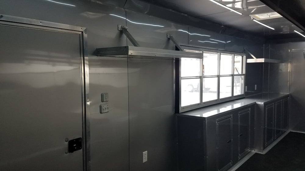 8.5′ x 24′ White Concession Food Trailer With Appliances — photo 14