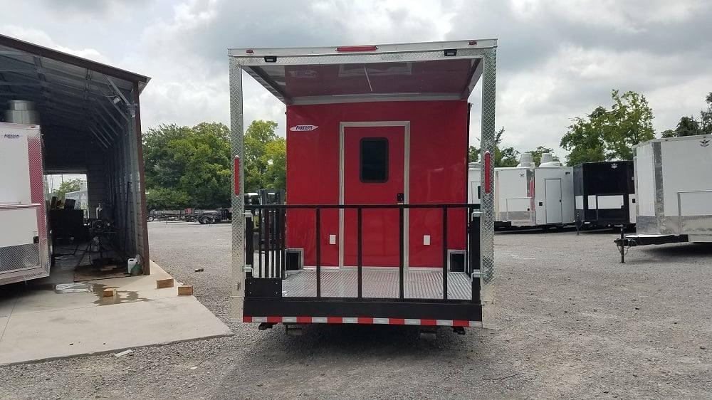 8.5′ x 26′ Red Concession BBQ Food Event Catering Trailer — photo 4