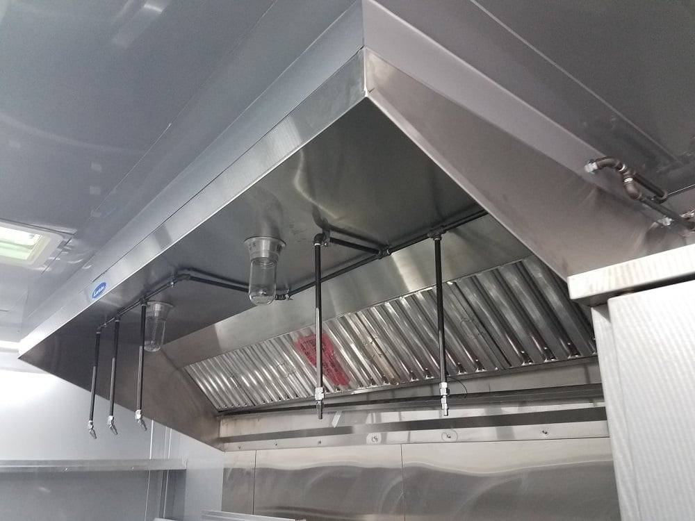 8.5′ x 24′ Black Concession Food Trailer with Appliances — photo 3