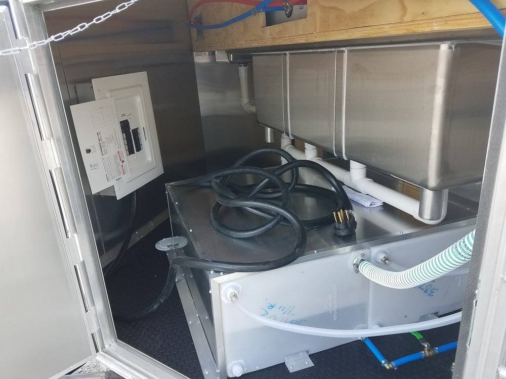 8.5′ x 20′ BBQ Porch White Concession Food Trailer — photo 2