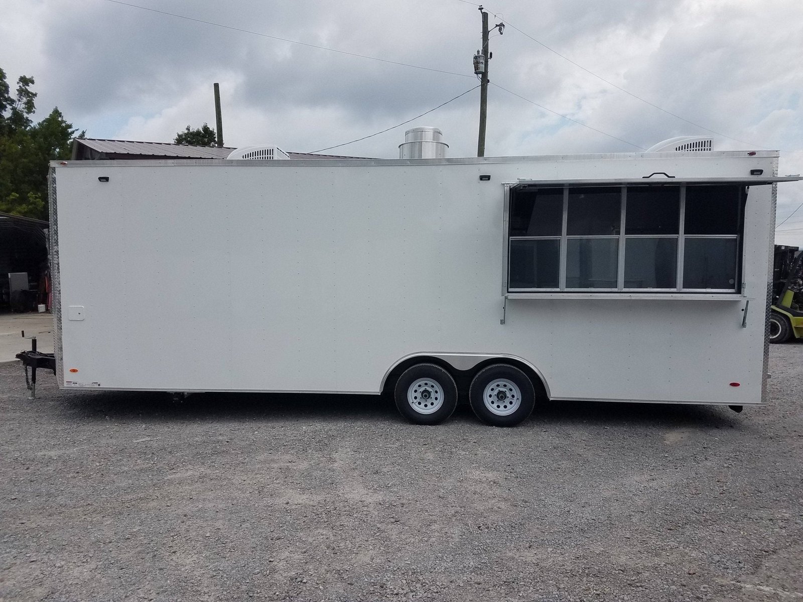 8.5′ x 26′ White Concession Food Trailer — photo 2