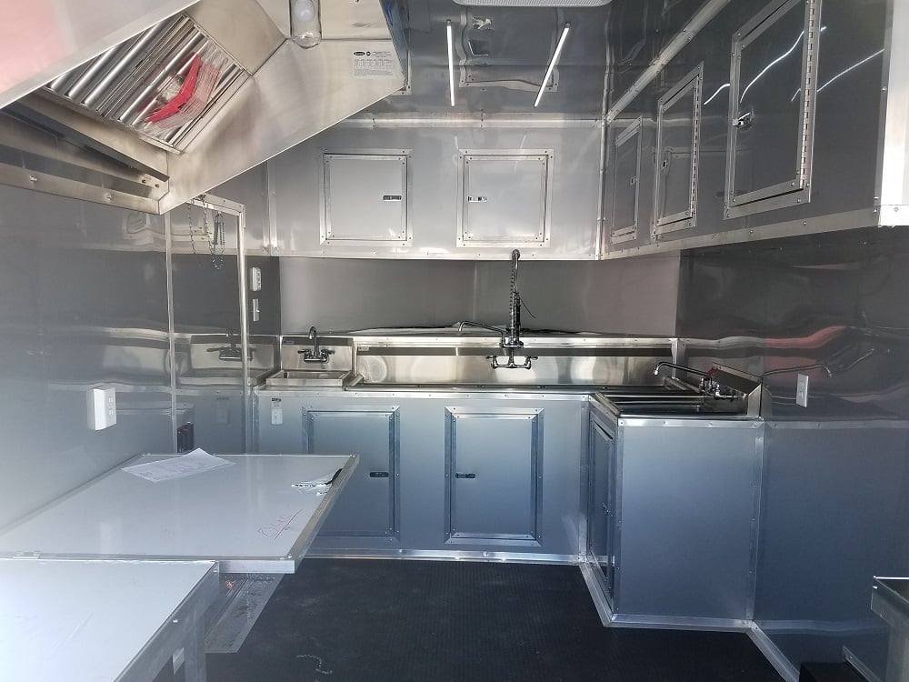 8.5′ x 16′ Orange Shaved Ice Concession Food Trailer — photo 6