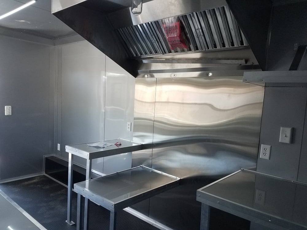 8.5′ x 24′ BBQ Porch Black Concession Food Trailer — photo 13