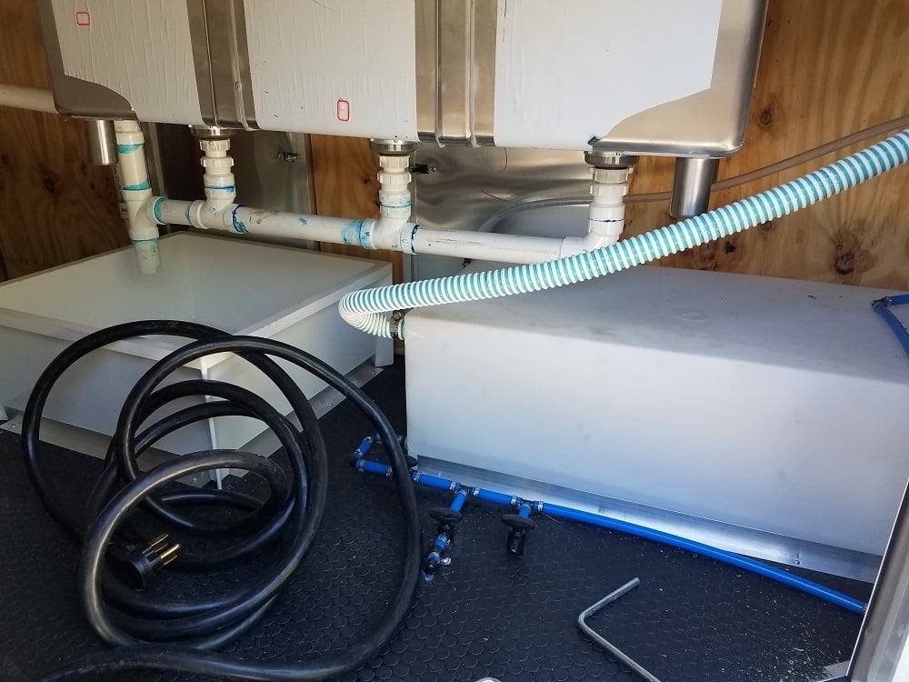 8.5′ x 24′ BBQ Porch Black Concession Food Trailer — photo 6