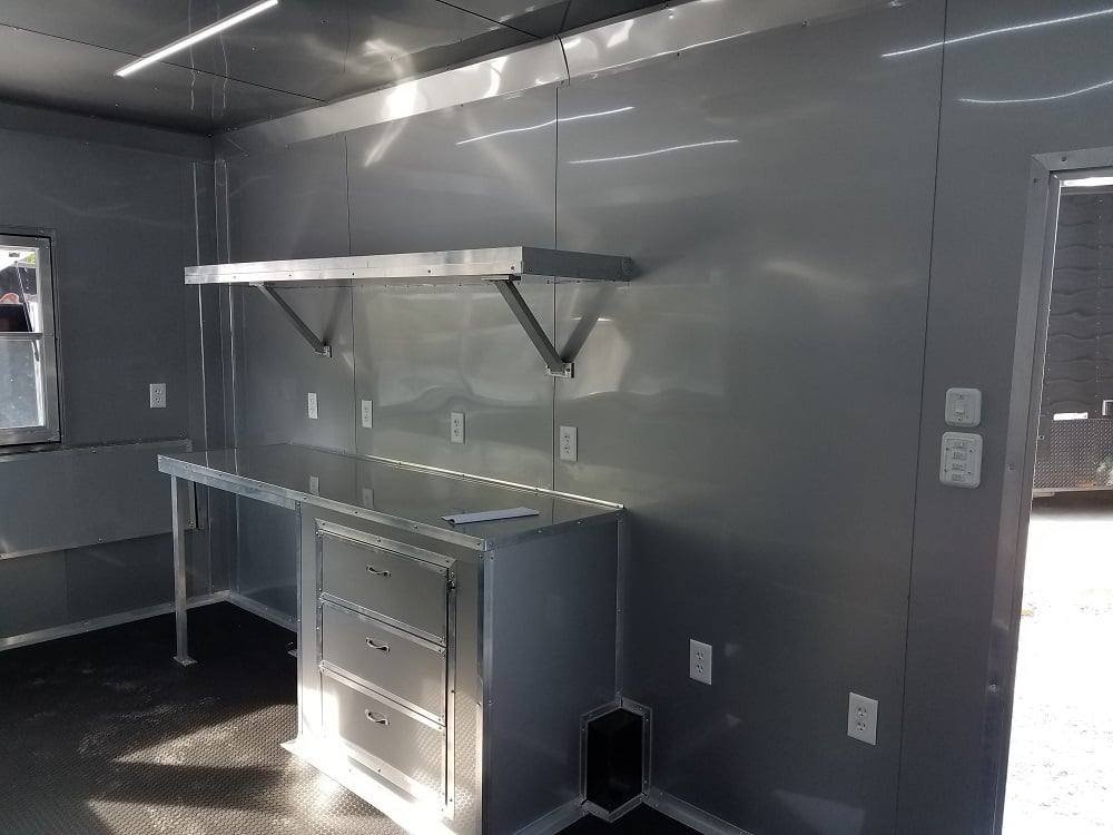 8.5′ x 16′ Indigo Blue Enclosed Pharmaceutical Trailer — photo 9