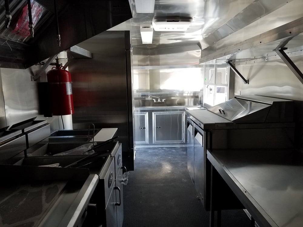 8.5′ x 20′ White Custom Concession Food Trailer With Appliances — photo 13