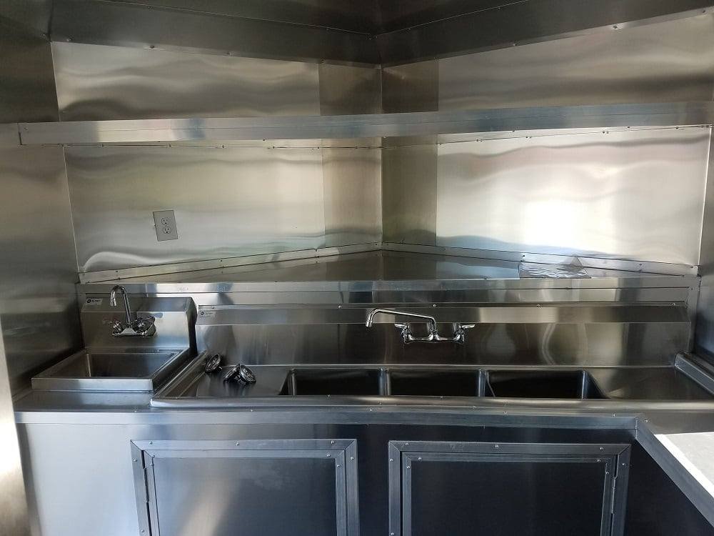 8.5′ x 20′ White Custom Concession Food Trailer With Appliances — photo 5