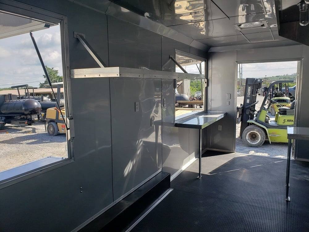 8.5′ x 28′ Cobalt Blue Catering Food Trailer — photo 10