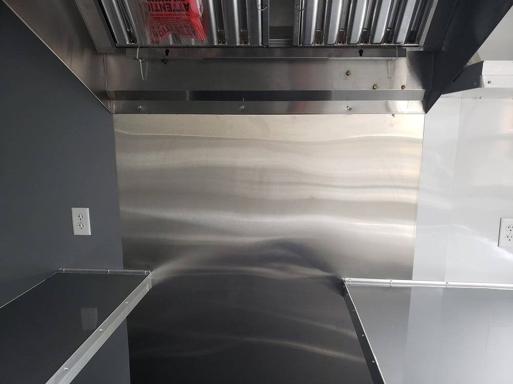 8.5′ x 16′ Penske Yellow Concession Food Trailer — photo 4