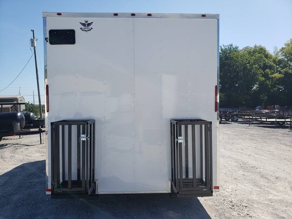 8.5′ x 16′ White Concession Food Trailer With Appliances — photo 6