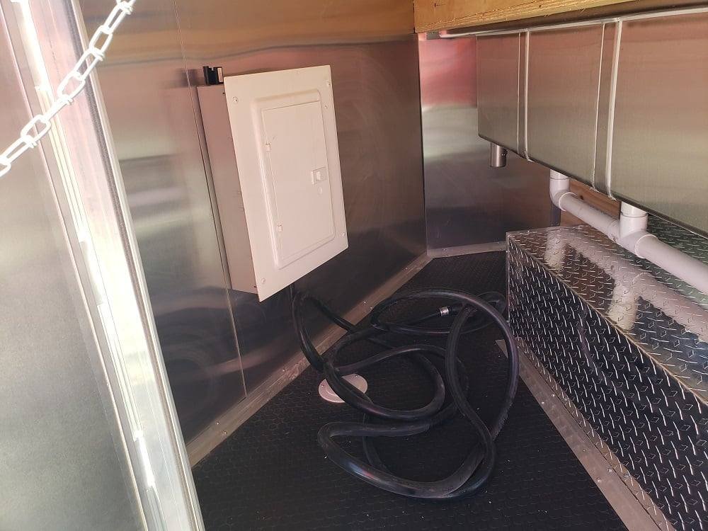 8.5′ x 16′ White Concession Food Trailer With Appliances — photo 8