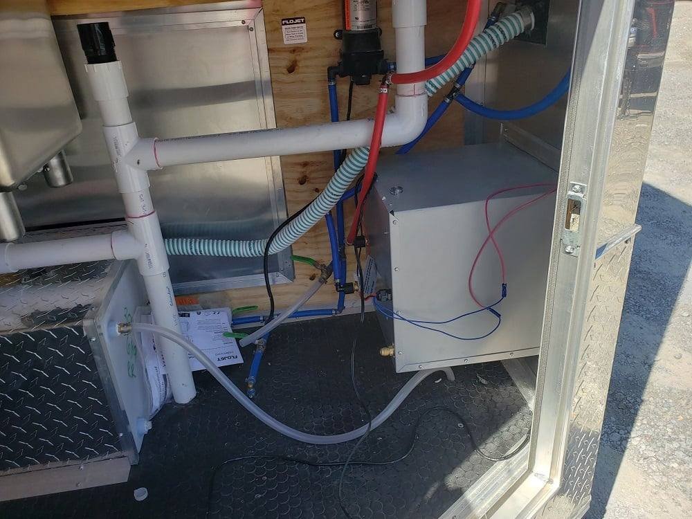 8.5′ x 16′ White Concession Food Trailer With Appliances — photo 14