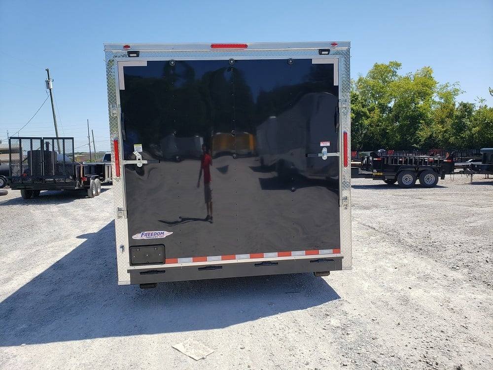 8.5′ x 22′ Black Porch Style Concession Food Trailer — photo 7