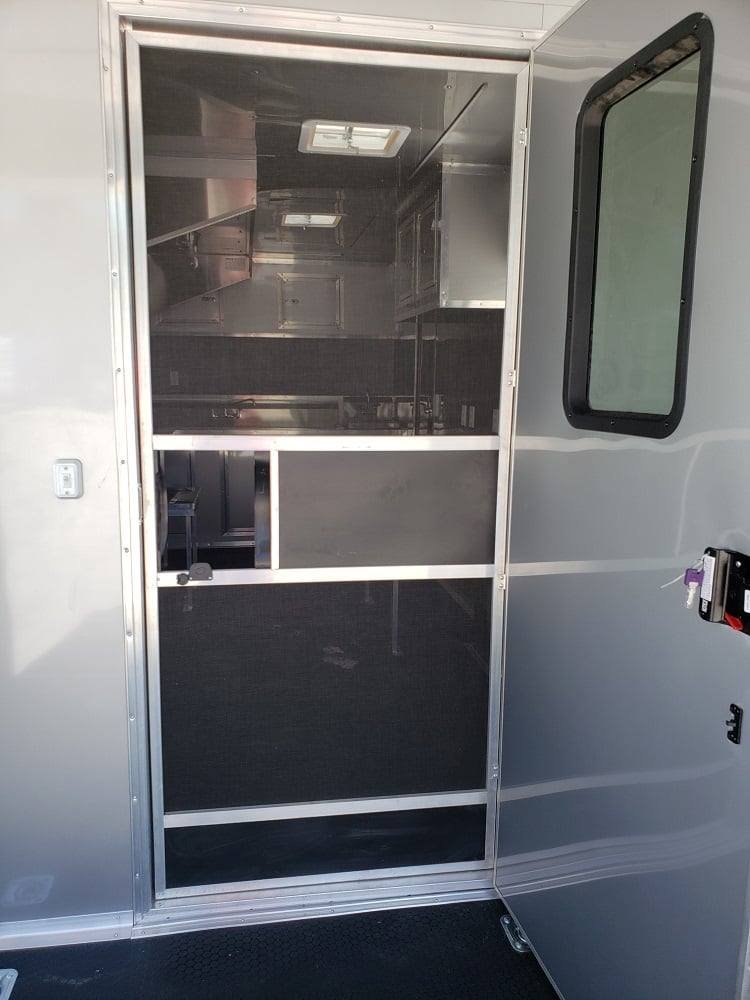 8.5′ x 22′ Black Porch Style Concession Food Trailer — photo 4