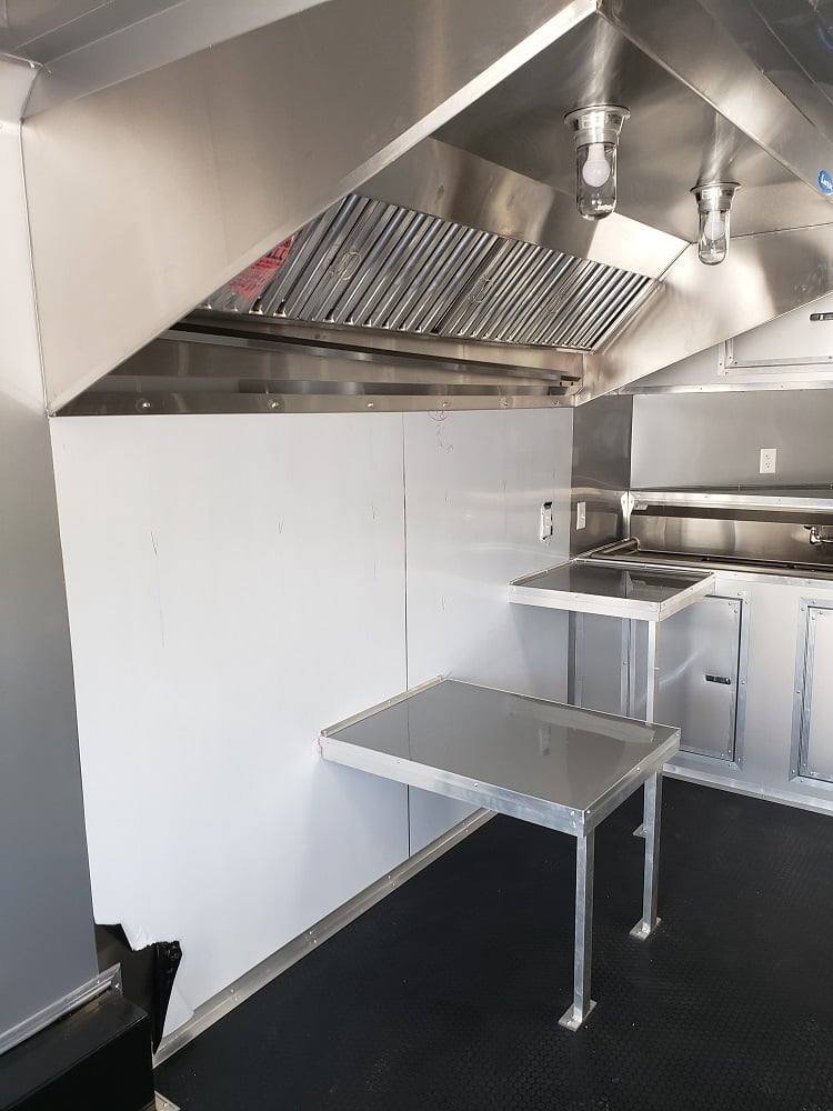 8.5′ x 22′ Black Porch Style Concession Food Trailer — photo 6