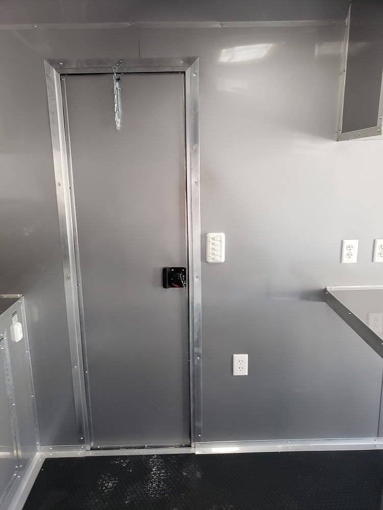 8.5′ x 22′ Black Porch Style Concession Food Trailer — photo 15