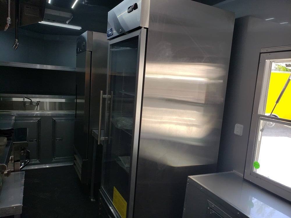8.5′ x 24′ Black Concession BBQ Food Trailer With Appliances — photo 9