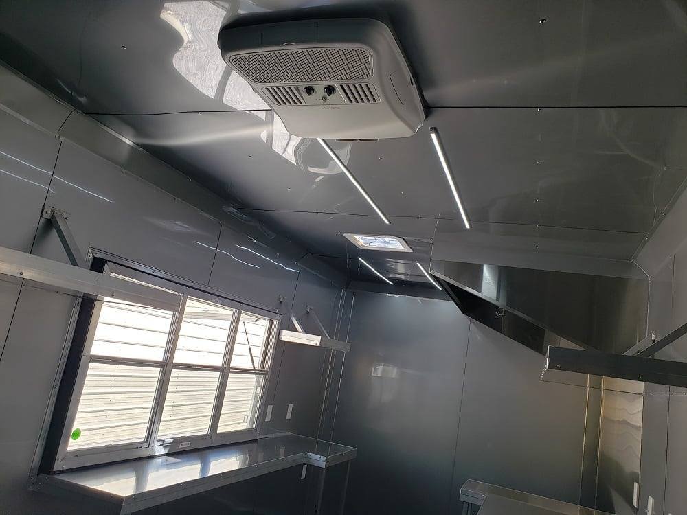 8.5′ x 20′ White Custom Built Concession Food Trailer — photo 7