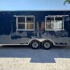 8.5 x 20 indigo blue trailer with three service windows