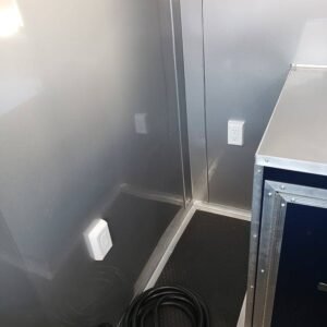 8.5 x 20 indigo blue trailer with three service windows - view 6
