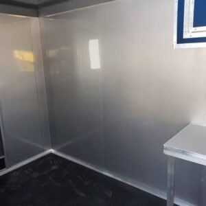 8.5 x 20 indigo blue trailer with three service windows - view 10