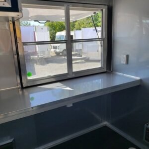 8.5 x 20 indigo blue trailer with three service windows - view 9