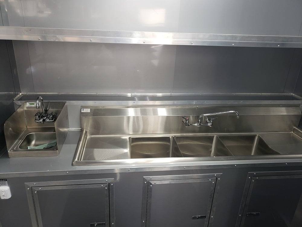 8.5′ x 28′ Yellow Food Concession Trailer With Appliances — photo 6