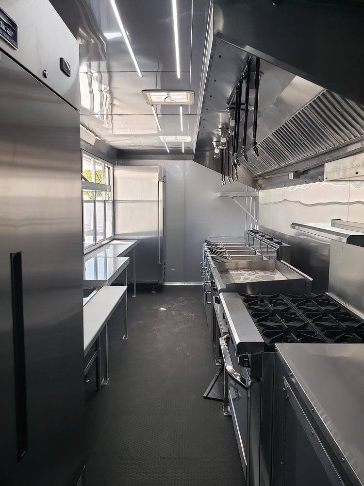 8.5′ x 28′ Yellow Food Concession Trailer With Appliances — photo 5