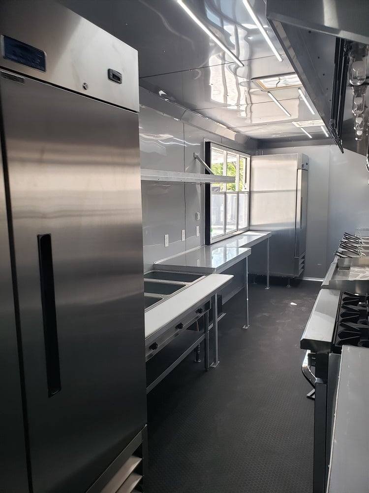 8.5′ x 28′ Yellow Food Concession Trailer With Appliances — photo 13