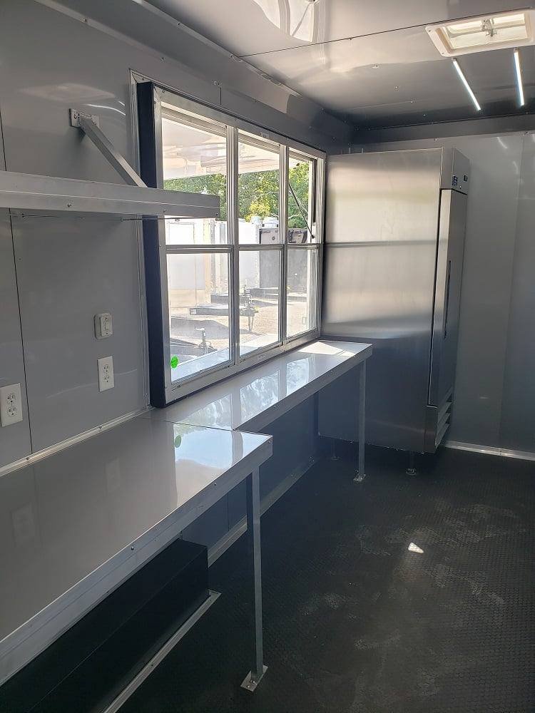 8.5′ x 28′ Yellow Food Concession Trailer With Appliances — photo 8