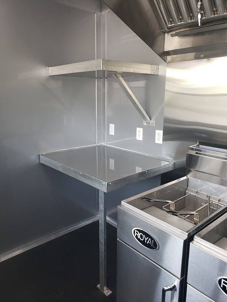 8.5′ x 28′ Yellow Food Concession Trailer With Appliances — photo 11