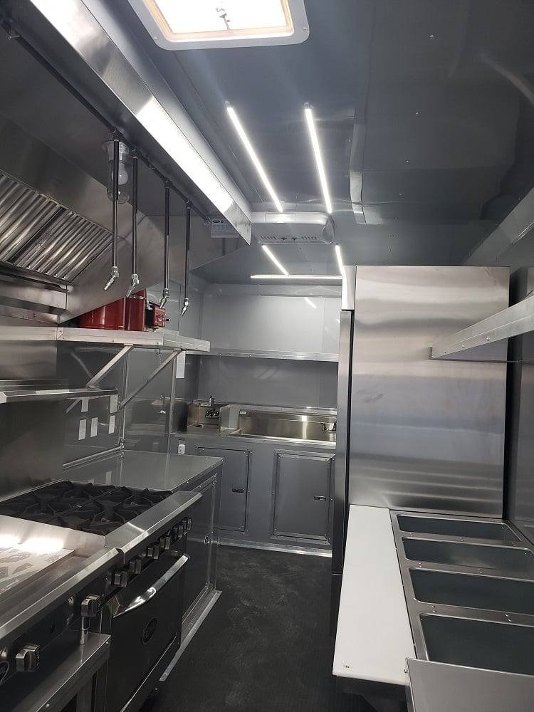 8.5′ x 28′ Yellow Food Concession Trailer With Appliances — photo 15