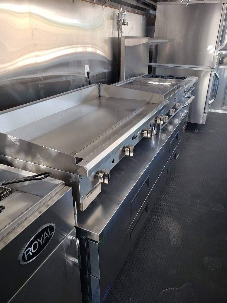 8.5′ x 28′ Cobalt Blue Catering Concession Food Trailer With Appliances — photo 9