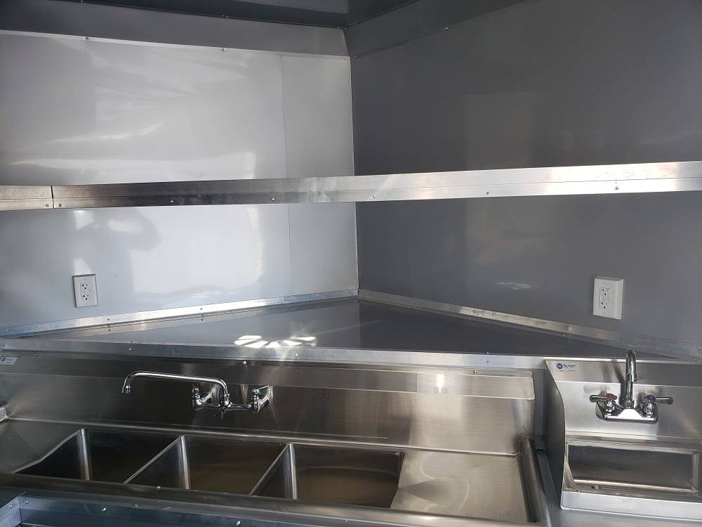 8.5′ x 28′ Cobalt Blue Catering Concession Food Trailer With Appliances — photo 6