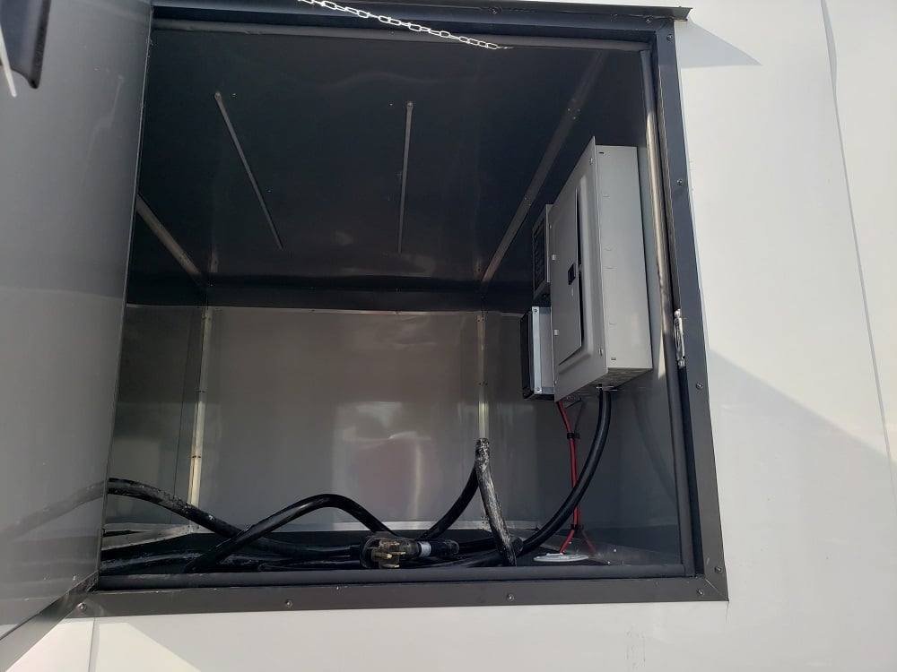 8.5′ x 40′ White Gooseneck Concession Food Trailer — photo 11
