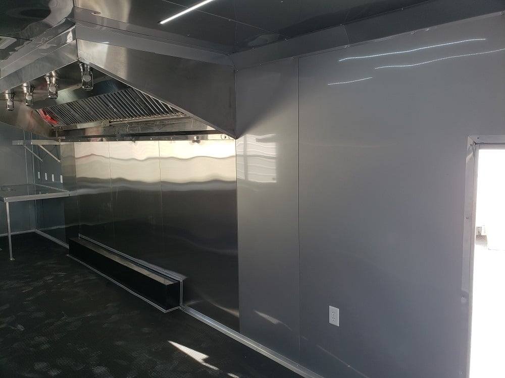 8.5′ x 40′ White Gooseneck Concession Food Trailer — photo 12