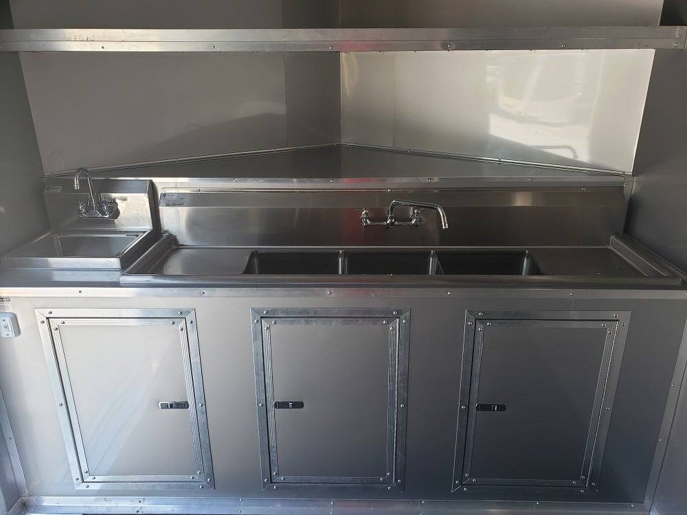 8.5′ x 22′ Lime Green Food Concession Trailer — photo 10