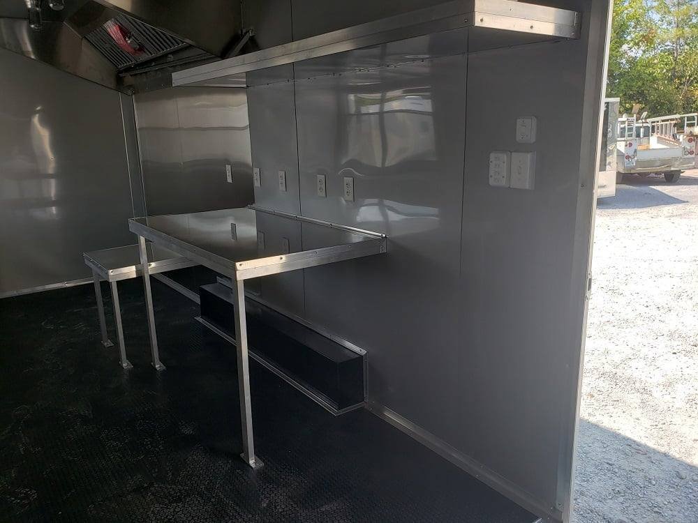 8.5′ x 22′ Lime Green Food Concession Trailer — photo 9