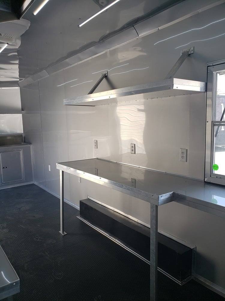 8.5′ x 22′ Lime Green Food Concession Trailer — photo 3