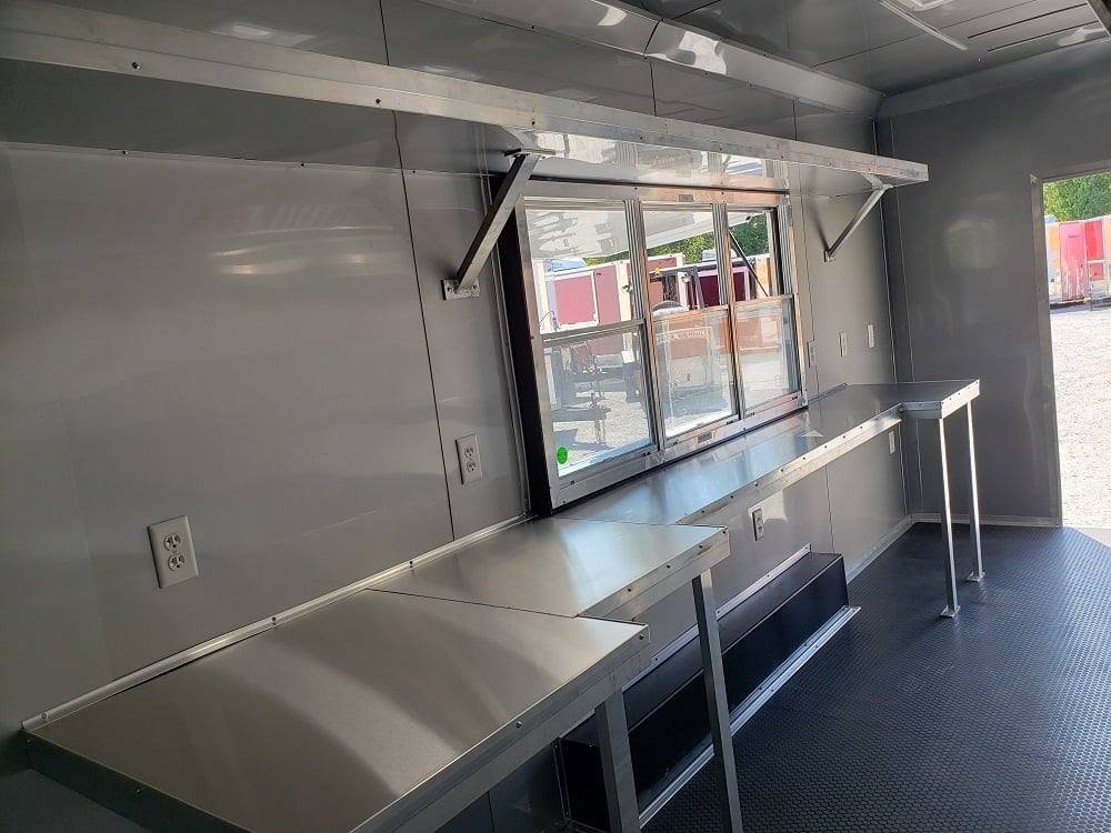 8.5′ x 20′ White Concession Food Trailer — photo 14