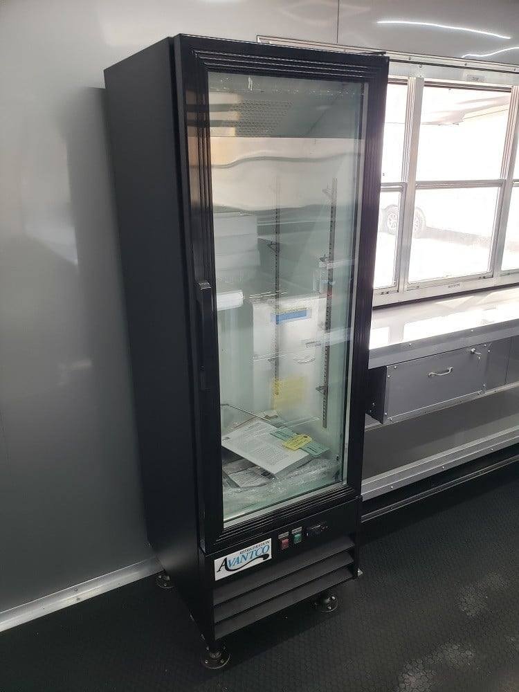 8.5′ x 18′ Red and Black Food Concession Trailer With Appliances — photo 11