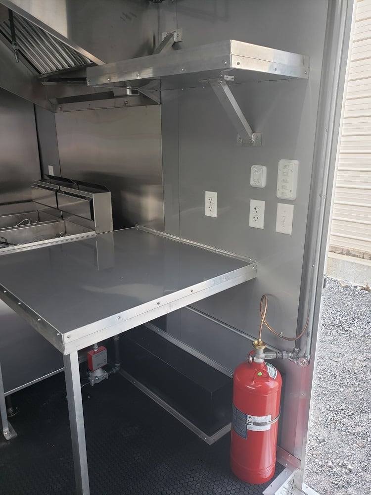 8.5′ x 16′ Penske Yellow Concession Food Trailer with Appliances — photo 5