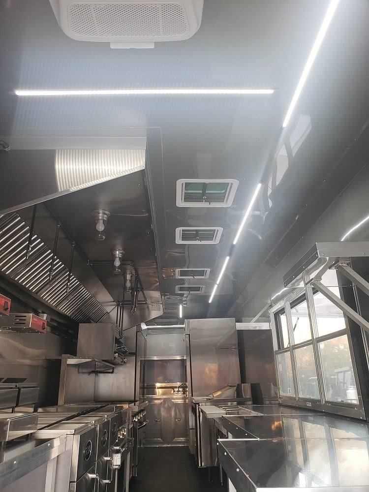 8.5′ x 40′ White Gooseneck Concession Food Trailer With Appliances — photo 2