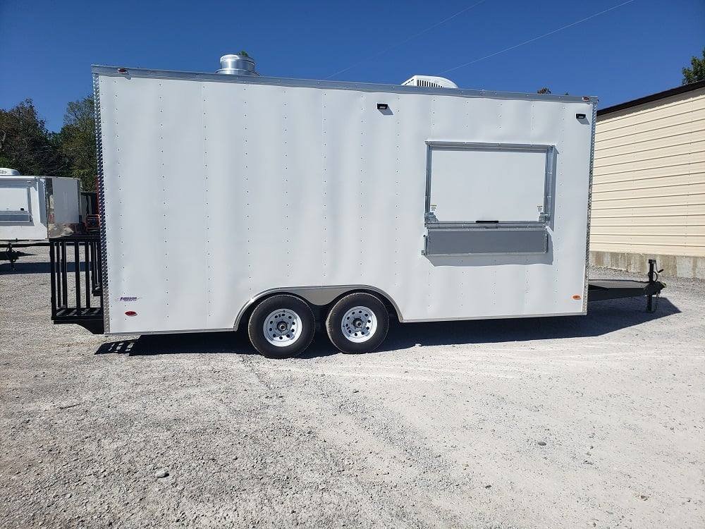 8.5′ x 18′ White Concession Food Trailer — photo 15