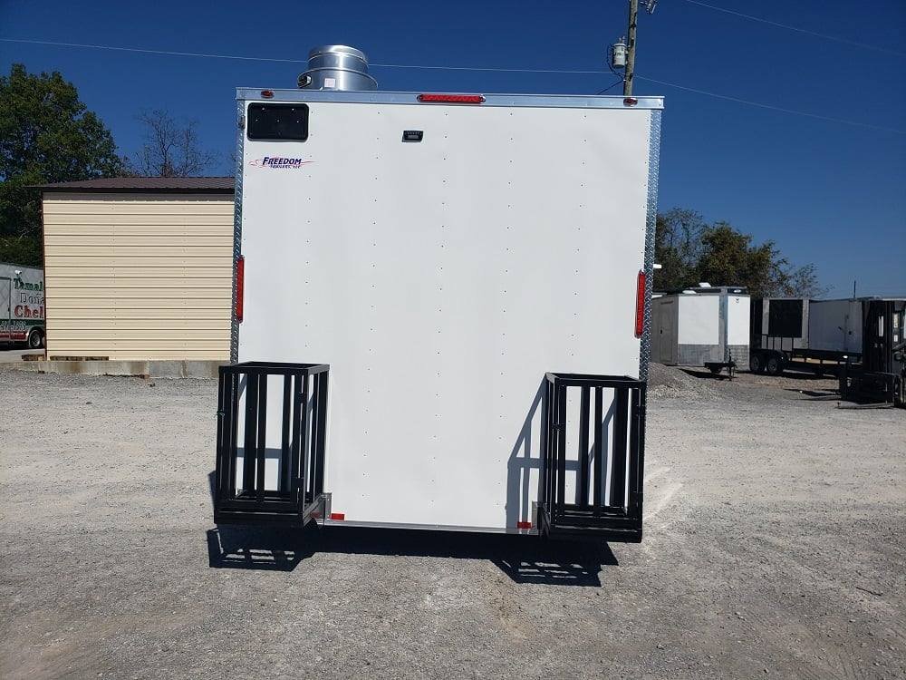 8.5′ x 18′ White Concession Food Trailer — photo 8