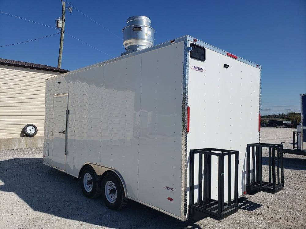 8.5′ x 18′ White Concession Food Trailer — photo 6