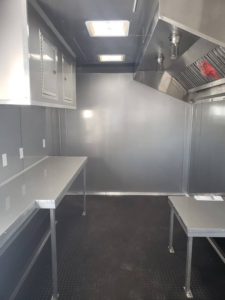 8.5′ x 18′ White Concession Food Trailer — photo 5